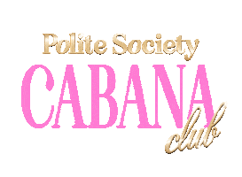 Beach Club Summer Sticker by Polite Society