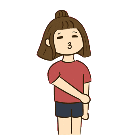 Girl Warning Sticker