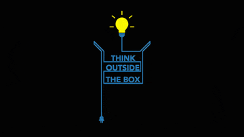 OutsideTheBoxProductionz outsidethebox thinkoutsidethebox creative idea thinking marketing digital content GIF