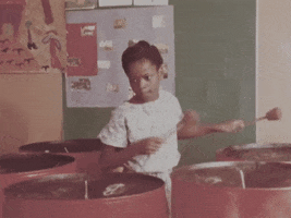 Drumming Steel Drum GIF by Archives of Ontario | Archives publiques de l'Ontario