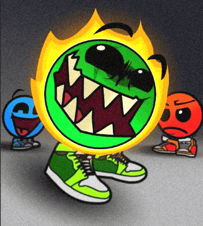 Geometry Dash Shoes GIF