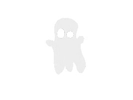 Halloween Ghost Sticker by Gracekyky