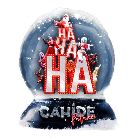 Cahide Palazzo Hahaha Kar Küresi Sticker by Cahide Palazzo