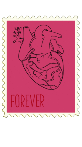 Valentine Sticker by EleMcKayArtist