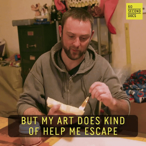 Art Relaxing GIF by 60 Second Docs
