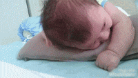 baby middle finger gif