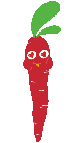 Carrot Sticker by Edgy Veggy