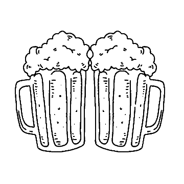 Plein Café Wilhelmina Sticker