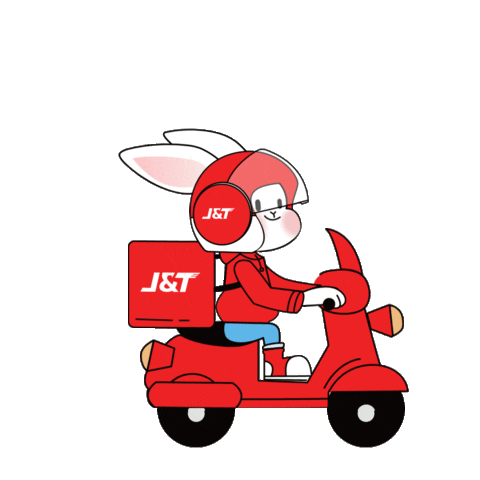 Delivery Motor Sticker by J&T Express Indonesia