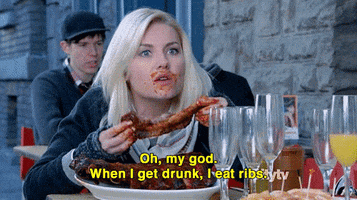 drunk meat GIF
