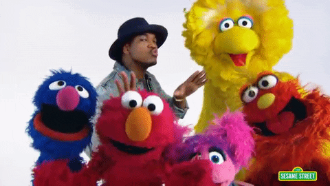 valentine's day sesame street gif