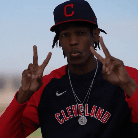 Cleveland Indians Peace GIF by Jomboy Media