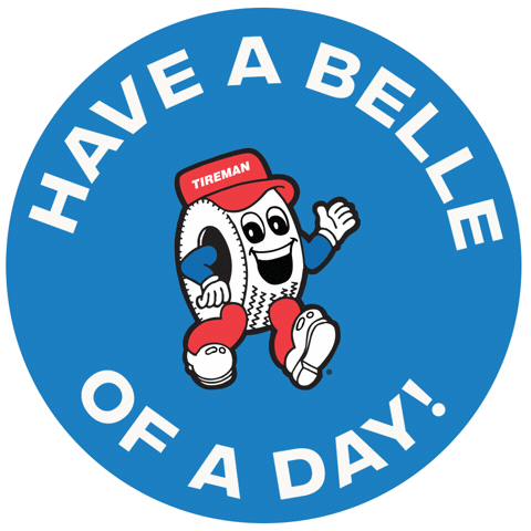 Tireman Sticker by Belle Tire