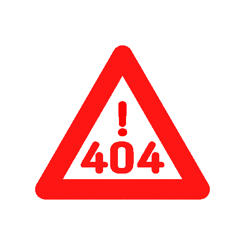 Warning Red Triangle Sticker