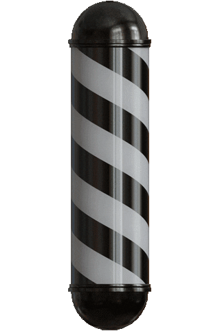 Barbershop Pole Sticker by Mr.Barber