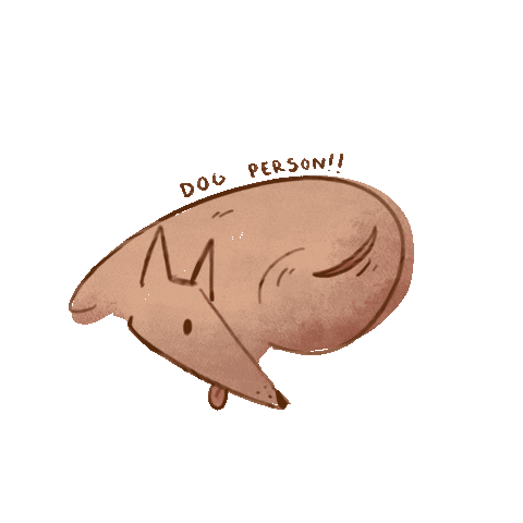 Dog Person Sticker