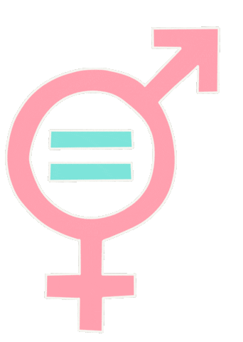 Gender Equality Girl Sticker by besomeone_world