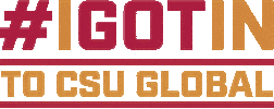 CSU Global Sticker