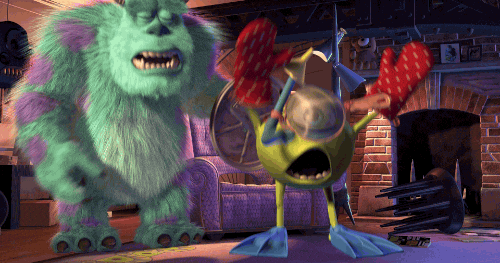 Sully Scared GIF - Sully Scared - Discover & Share GIFs