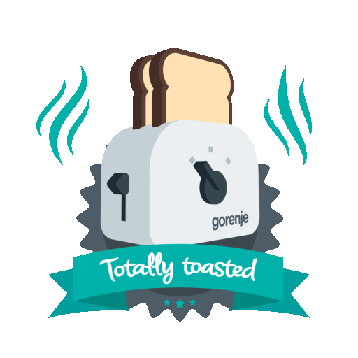 Toaster Popupbread Sticker by Gorenje d.d.