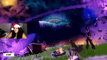 Camping Outer Space GIF