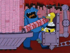  the simpsons donuts mmm GIF
