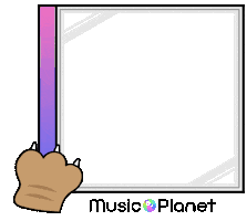 Music Planet Sticker