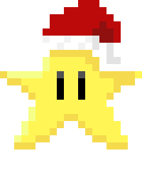 Super Mario Christmas Sticker