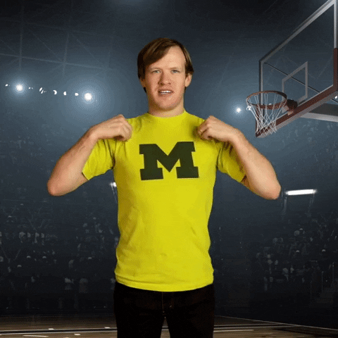 Go Blue GIF by Basketball Madness