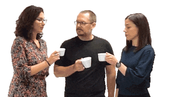 Coffee Drinking Sticker by Rádio Expres