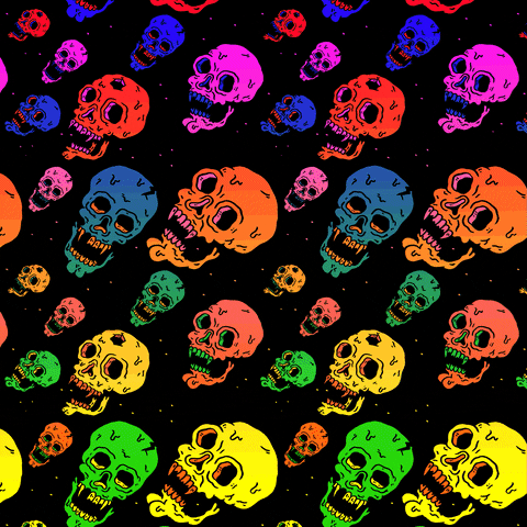 Trippy Skull GIFs - Get the best GIF on GIPHY