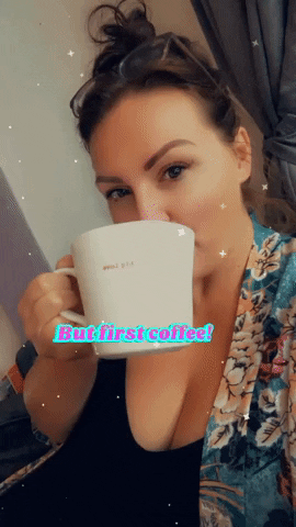 But First Coffee GIF by Debra Paynter The Social VA
