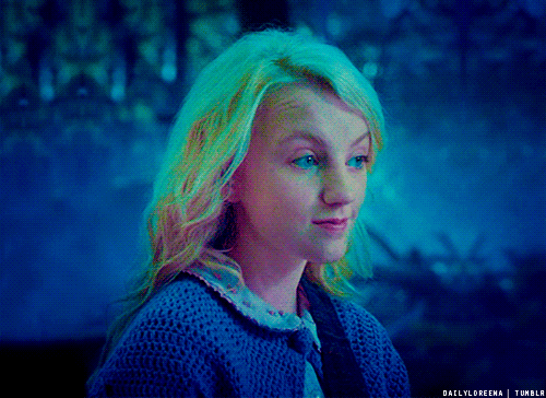 Image result for GIF Harry Potter characters Luna