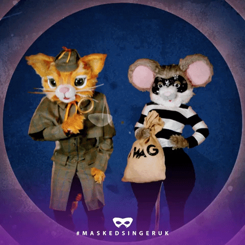 Cat And Mouse Singing GIF by The Masked Singer UK & The Masked Dancer UK