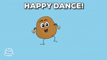 one potato two potato happy dance GIF by Super Simple