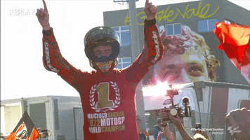 Celebrating World Champion GIF by MotoGP