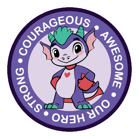 Dragon Hero Sticker by Bos Animation