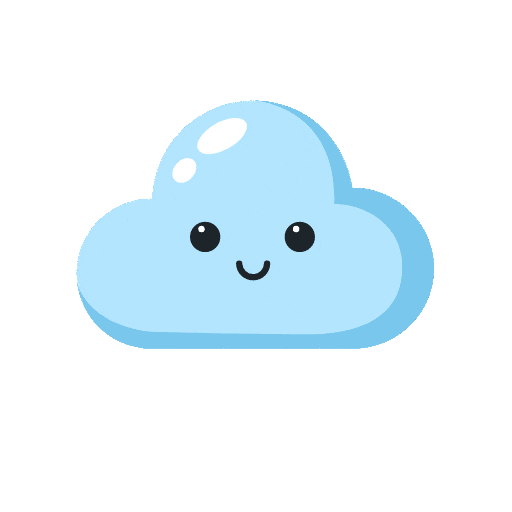 Cloud Icon Sticker by SVGator