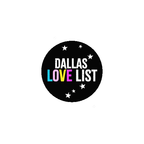 Dallas Love List Sticker