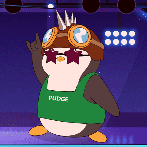 Jamming Rock N Roll GIF by Pudgy Penguins