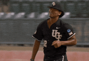 Baseball Smile GIF by UCF Knights
