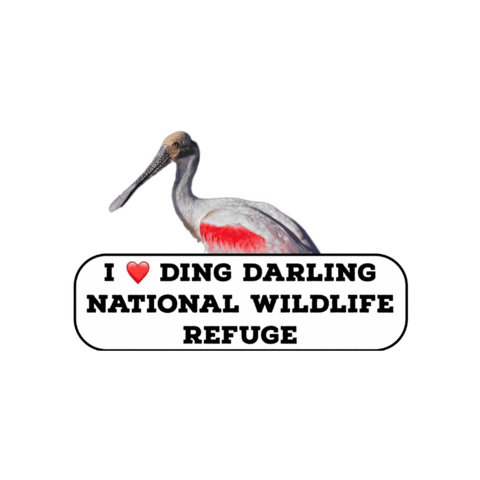 National Wildlife Refuge Birds Sticker by U.S. Fish and Wildlife Service