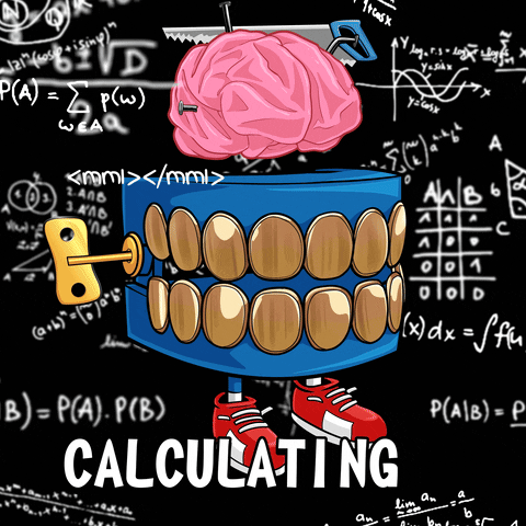 Thinking Calculating GIF by Grillz Gang