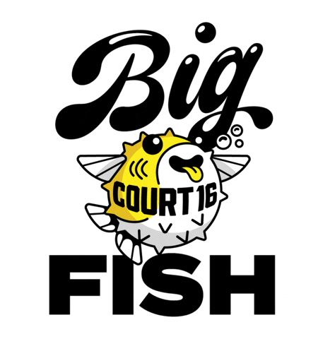 Fish Win GIF by Court 16 - Tennis & Pickleball