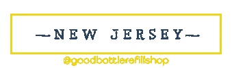 New Jersey Sticker by Good Bottle® Refill Shop