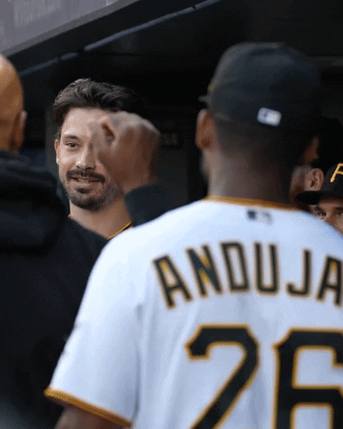 Black And Gold Smile GIF by Pittsburgh Pirates