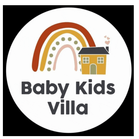 Baby-kidsvilla logo baby-kidsvilla logo regenboog logo villa GIF