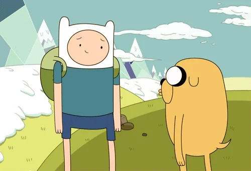 adventure time hug GIF