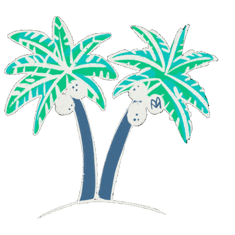 Palm Tree Summer Sticker by Matador Network