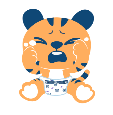 Sad Face Sticker by Hey Tiger by R+F